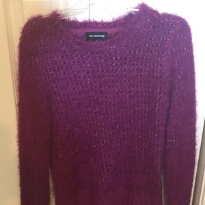 Soft purple knitted sweater